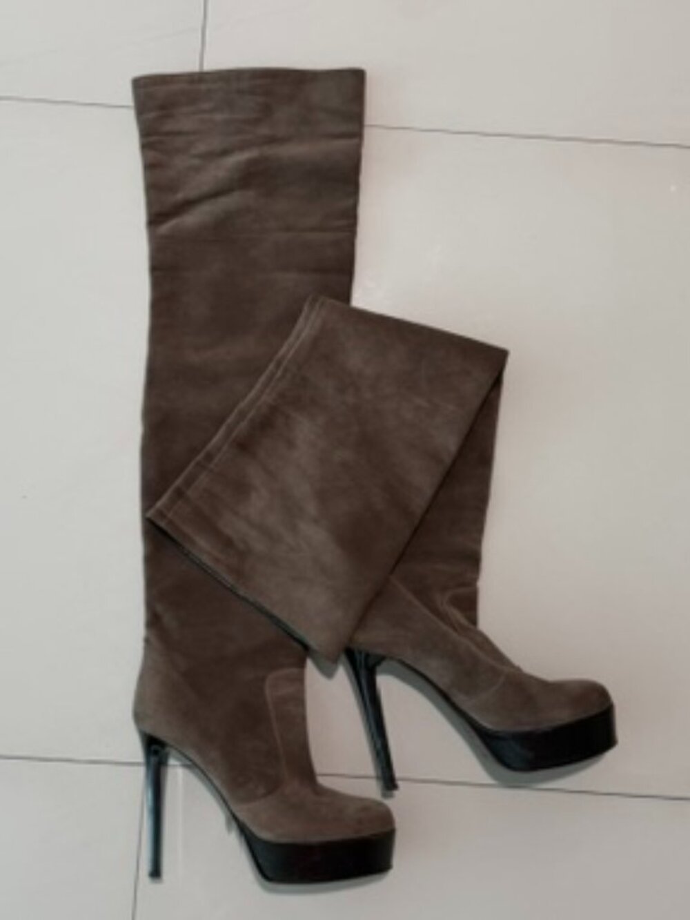 Giuseppe Zanotti over the knee suede boots